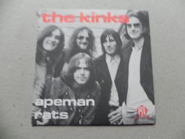 Single brit. Rock Band The Kinks ca. 1972 Rats  /   Apeman