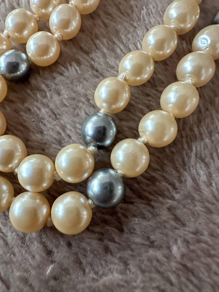 Catenine: Vintage Perlenkette 80 cm – Usato da Herbriggen venduto da Sehrazade 2