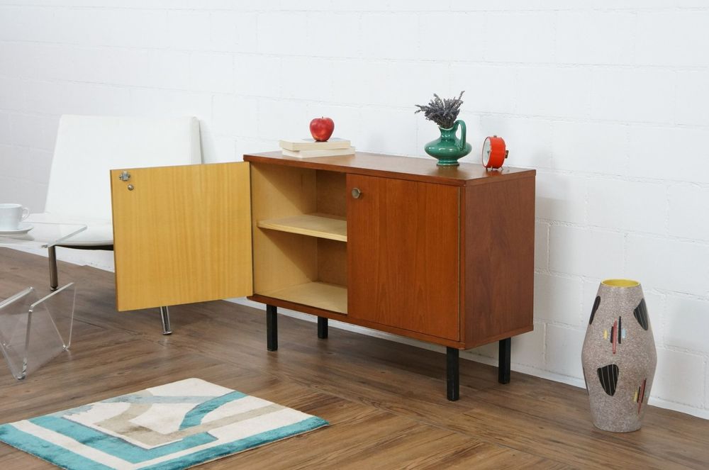 Vintage KOMMODE mit 2 Türen Beistell-Kommode MID-CENTURY (Gebraucht) in ...