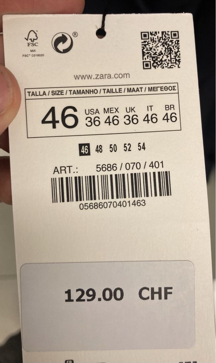 Zara Giacche: Blazer bleu marine (Neuf) – Nuovo e nell'imballaggio originale da Neuchâtel venduto da Tradeboi 2