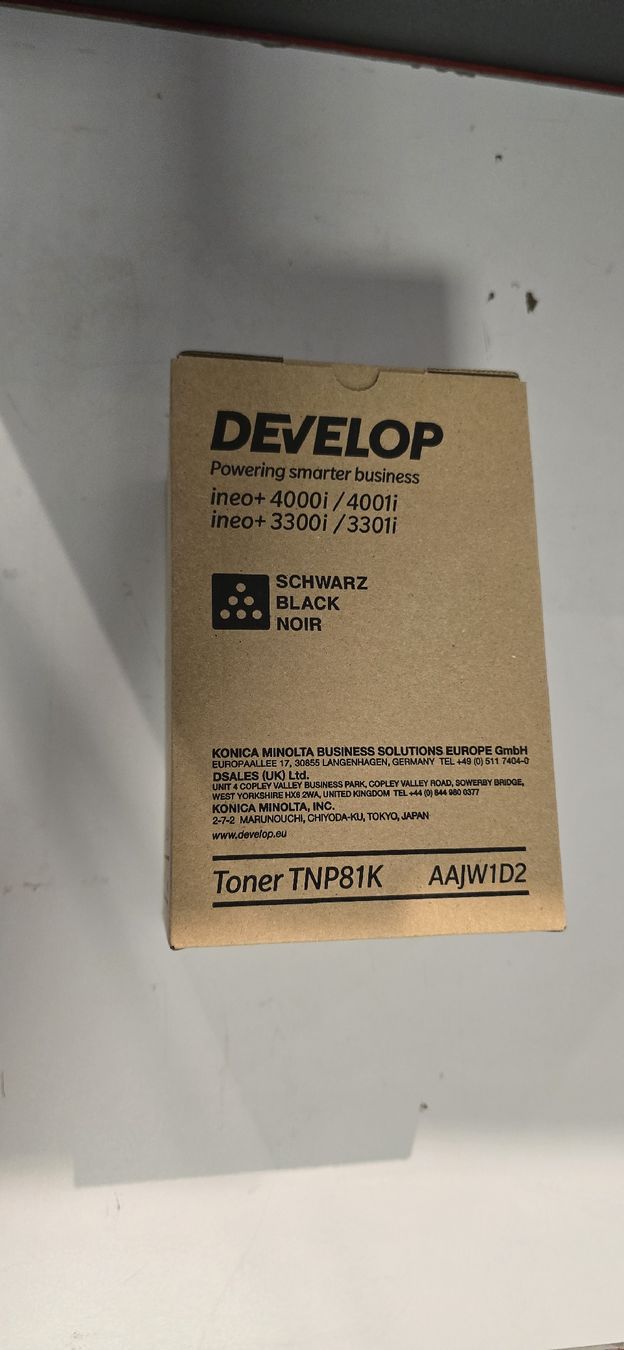 Cartucce per stampanti & toner: DEVELOP Toner TNP81K Schwarz neu AAJW1D2 – Nuovo e nell'imballaggio originale da Emmen venduto da Kusi90