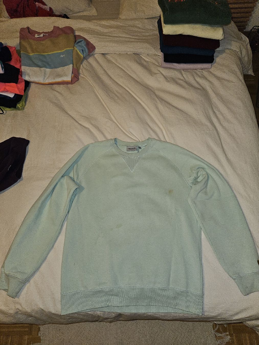 Carhartt Maglioni & Felpe: Carharrt Sweat Bleu Clair L – Usato da Petit-Lancy venduto da the_9c6q