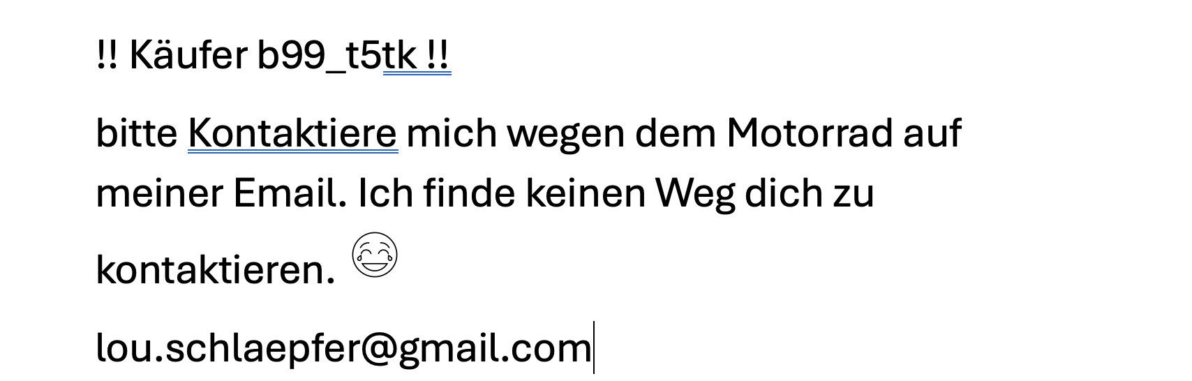 Strasse: Motorrad Kontakt – Gebraucht aus Winterthur von lou_n7xx