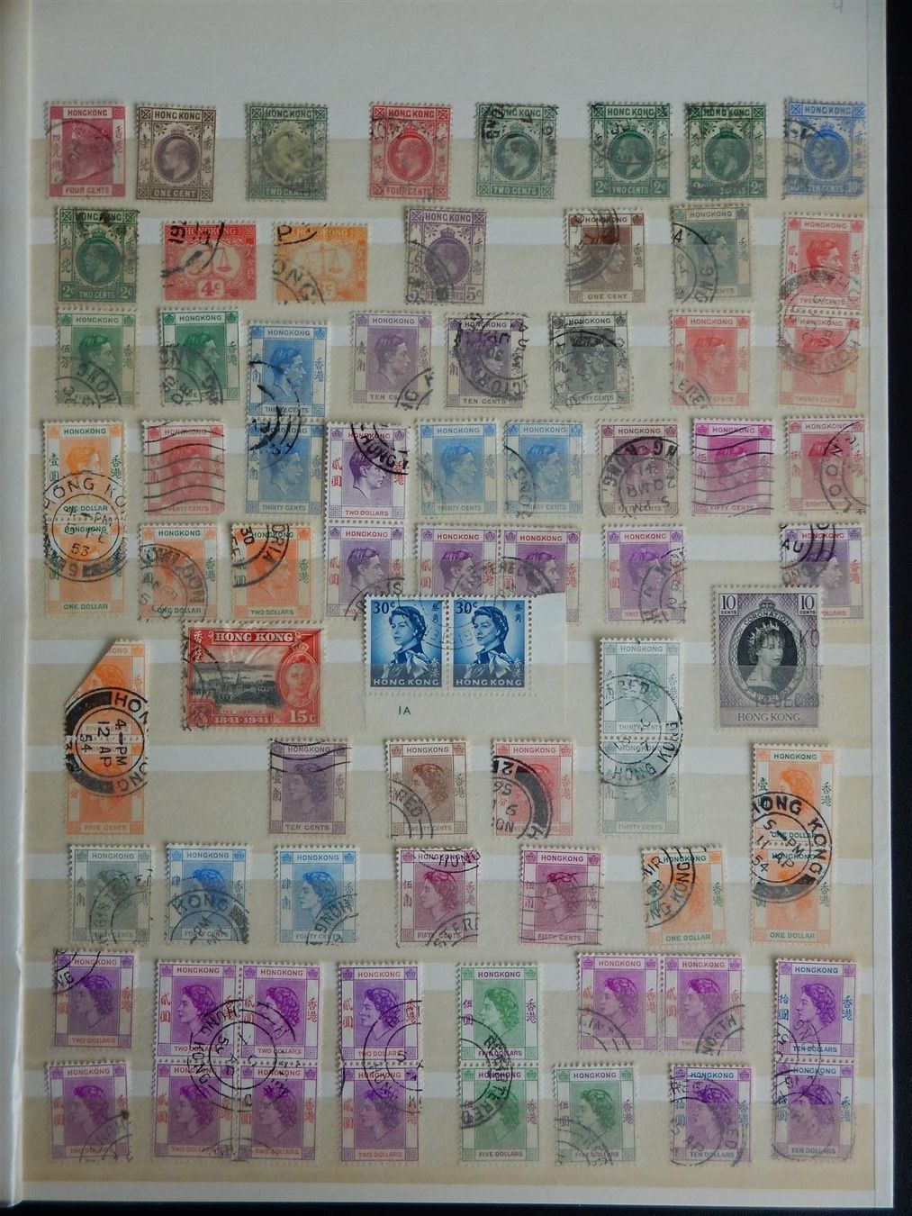 Tutti i francobolli: Hong Kong kleine Sammlung – Nuovo e nell'imballaggio originale da Zürich venduto da Muehlekauf