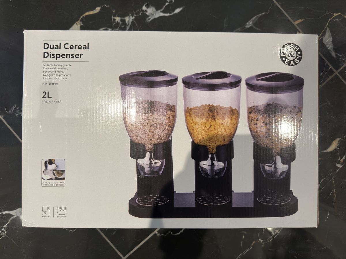Komplettküchen: Müsli Cerealien Dispenser 3-Fach – Neu und originalverpackt aus Thun von tulu_1995
