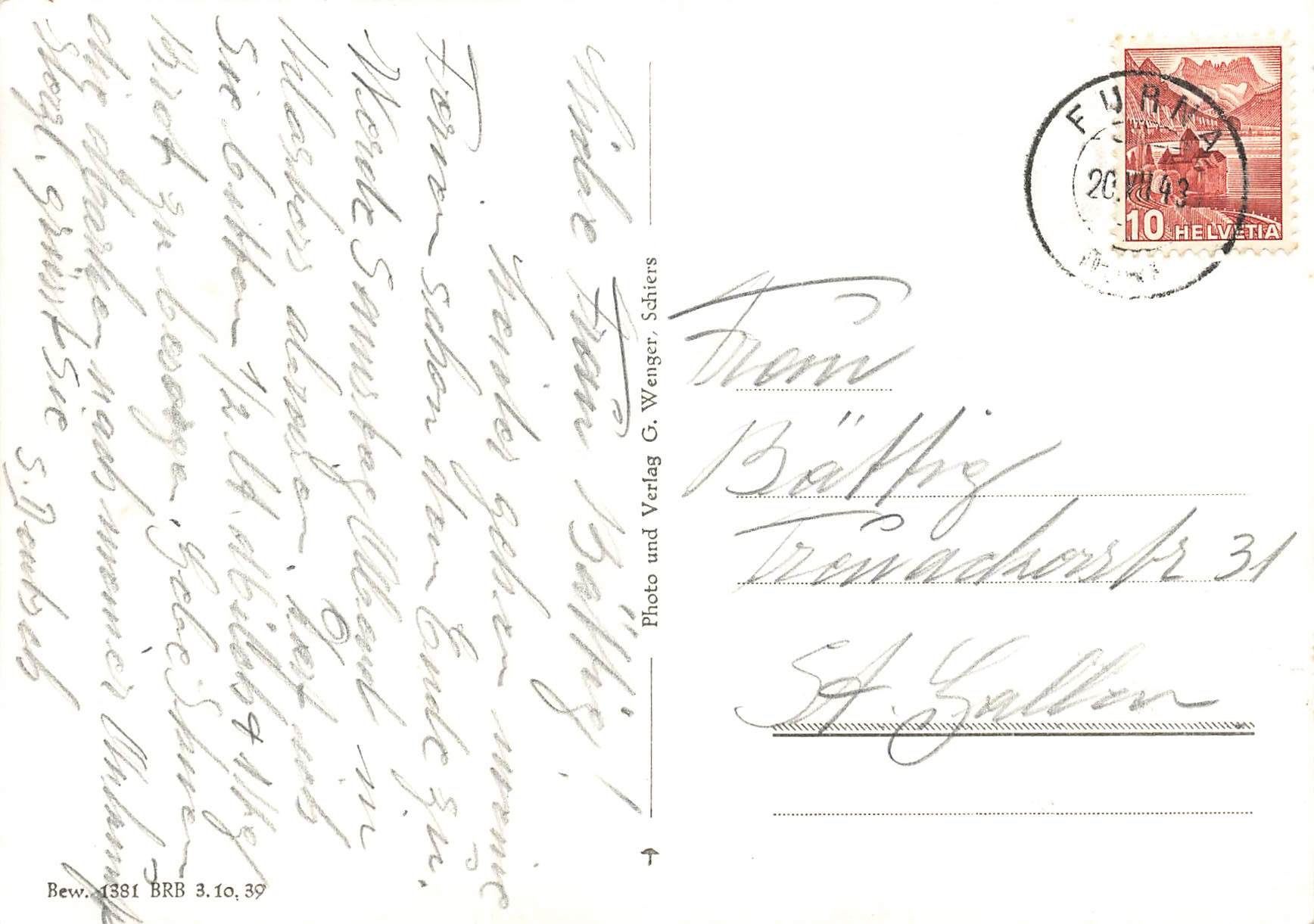 Cartoline postali: Furna G – Usato da Biasca venduto da Blenio71 1