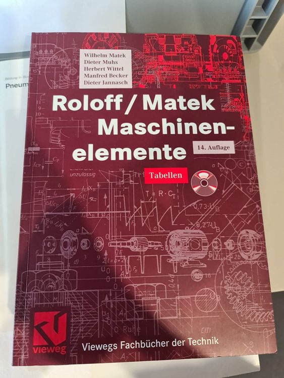 Roloff / Matek Maschinenelemente Tabellen (Gebraucht) in Attalens für ...