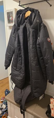 Steppmantel Bonprix Collection schwarz Grösse 50 neuwertig