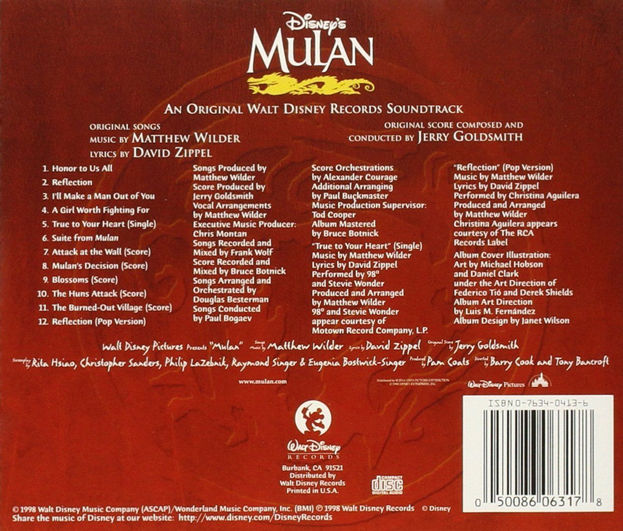 CD: CD Mulan Disney's – Nuovo e nell'imballaggio originale da Davos Platz venduto da wauwauin 1