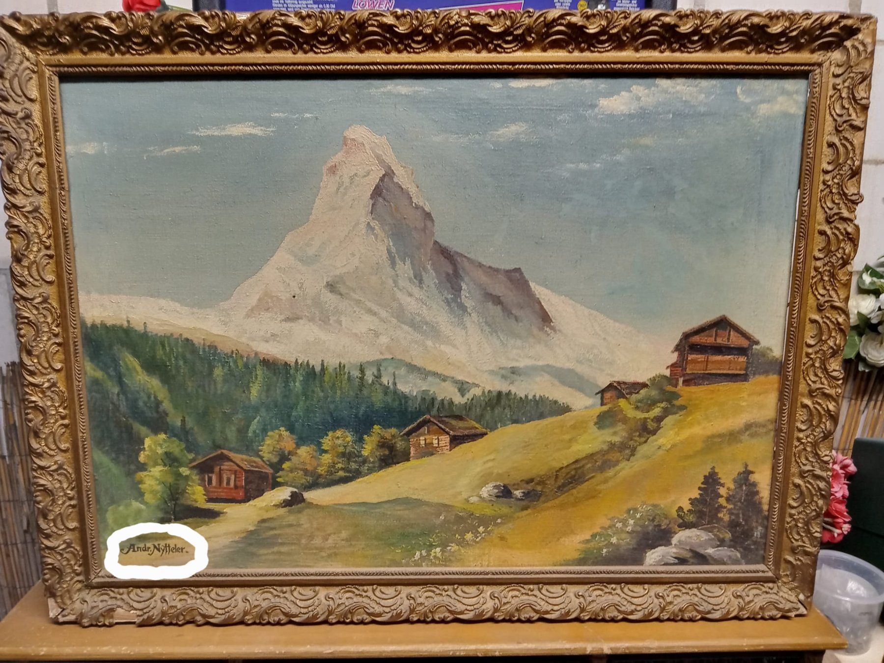 Dipinti: Matterhorn Gemälde – Usato da Villmergen venduto da stier74 1
