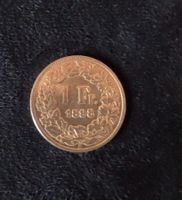 Pièce 1898 (B), 1.- Franc Suisse CHF, état ss/vz