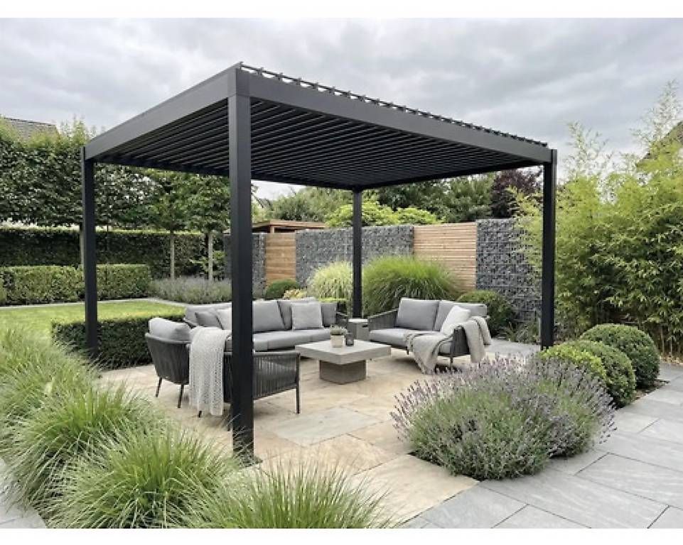 Rifugi: Pergola mit Lamellendach, 3x4, anthrazit – Nuovo (secondo la descrizione) da Hüntwangen venduto da sue_72p6