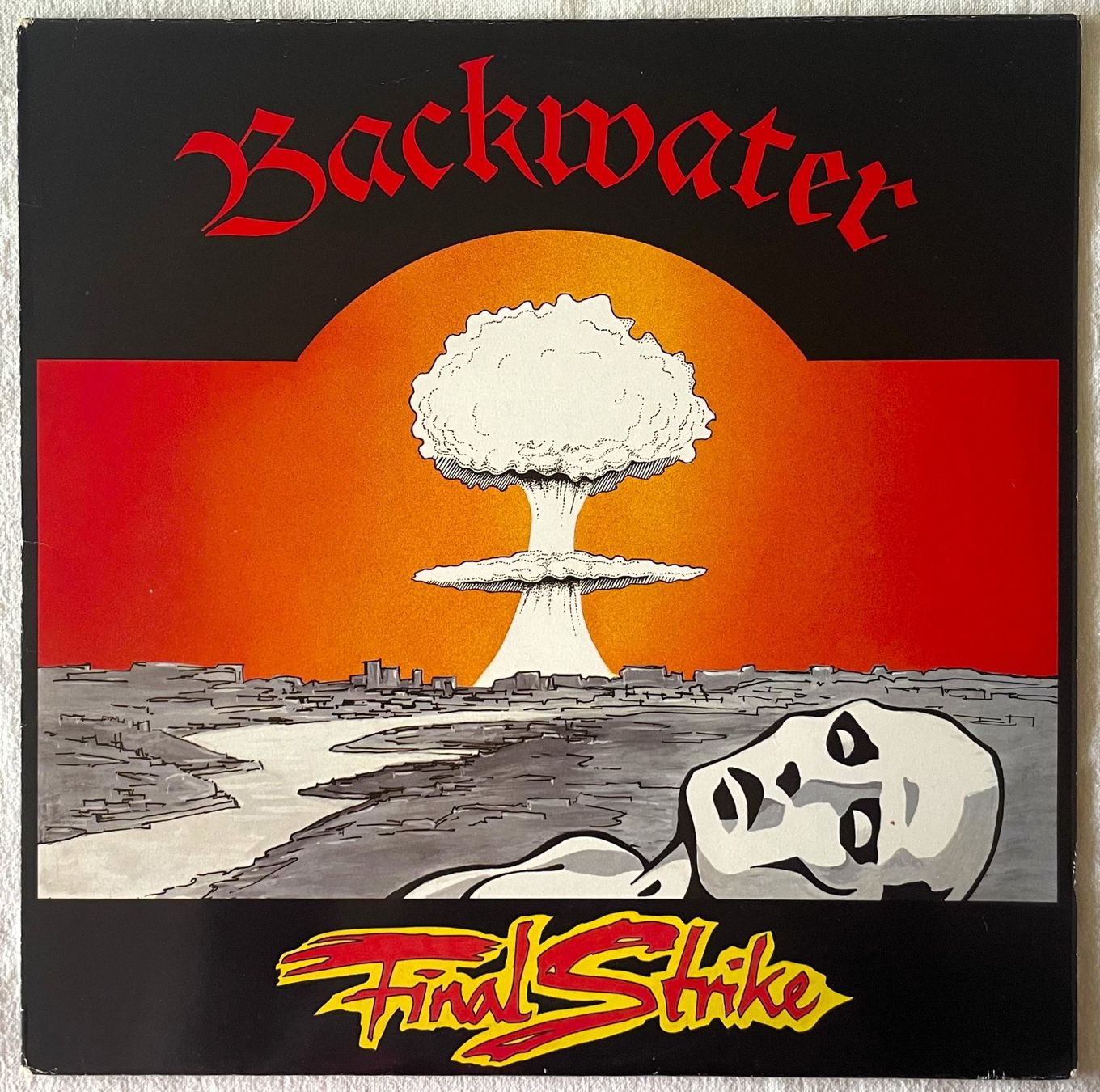 Schallplatten: Backwater - Final Strike - LP - 1986 - First Press  Disaster – Gebraucht aus Uster von Zardodel