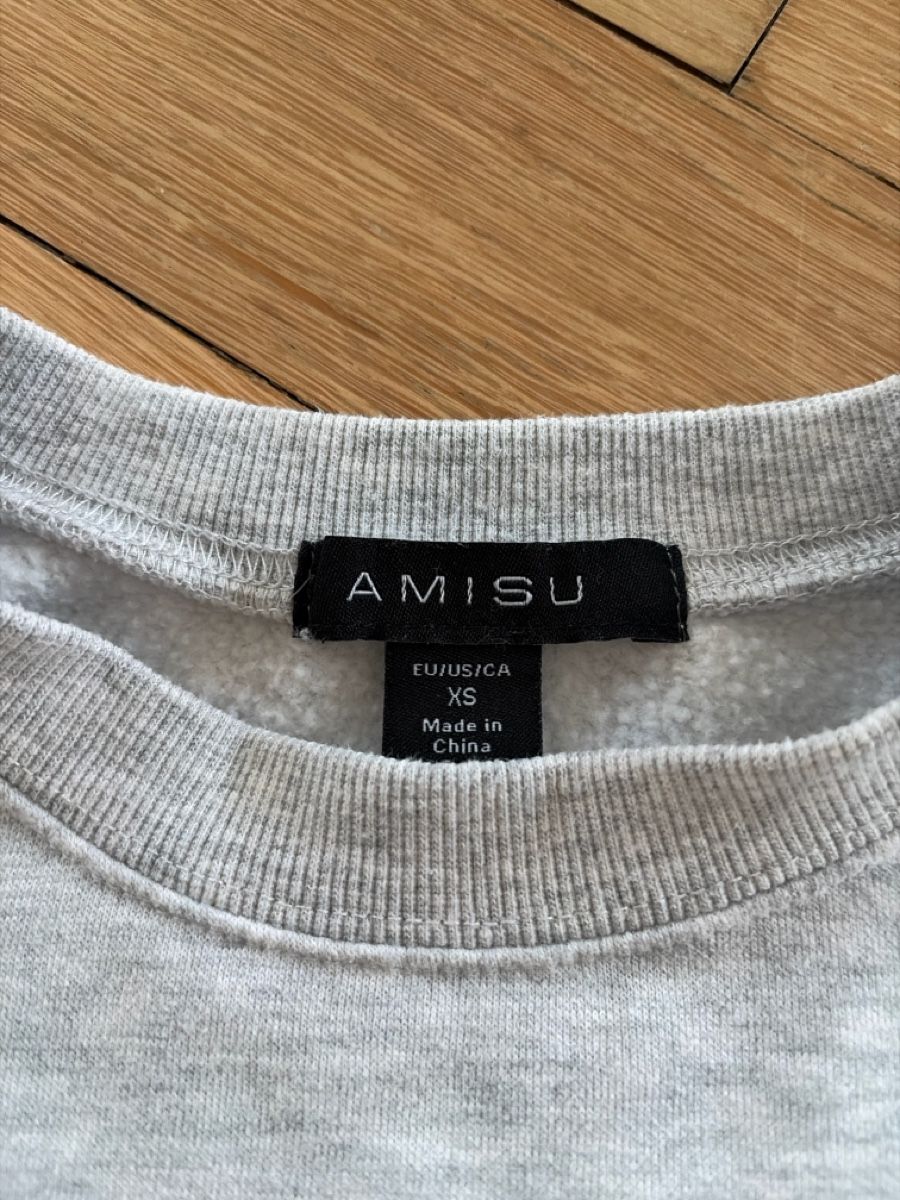 Maglioni & Felpe: Amisu Pullover grau Rundhalsausschnitt Grösse XS – Nuovo (secondo la descrizione) da Oberentfelden venduto da Elifant 1