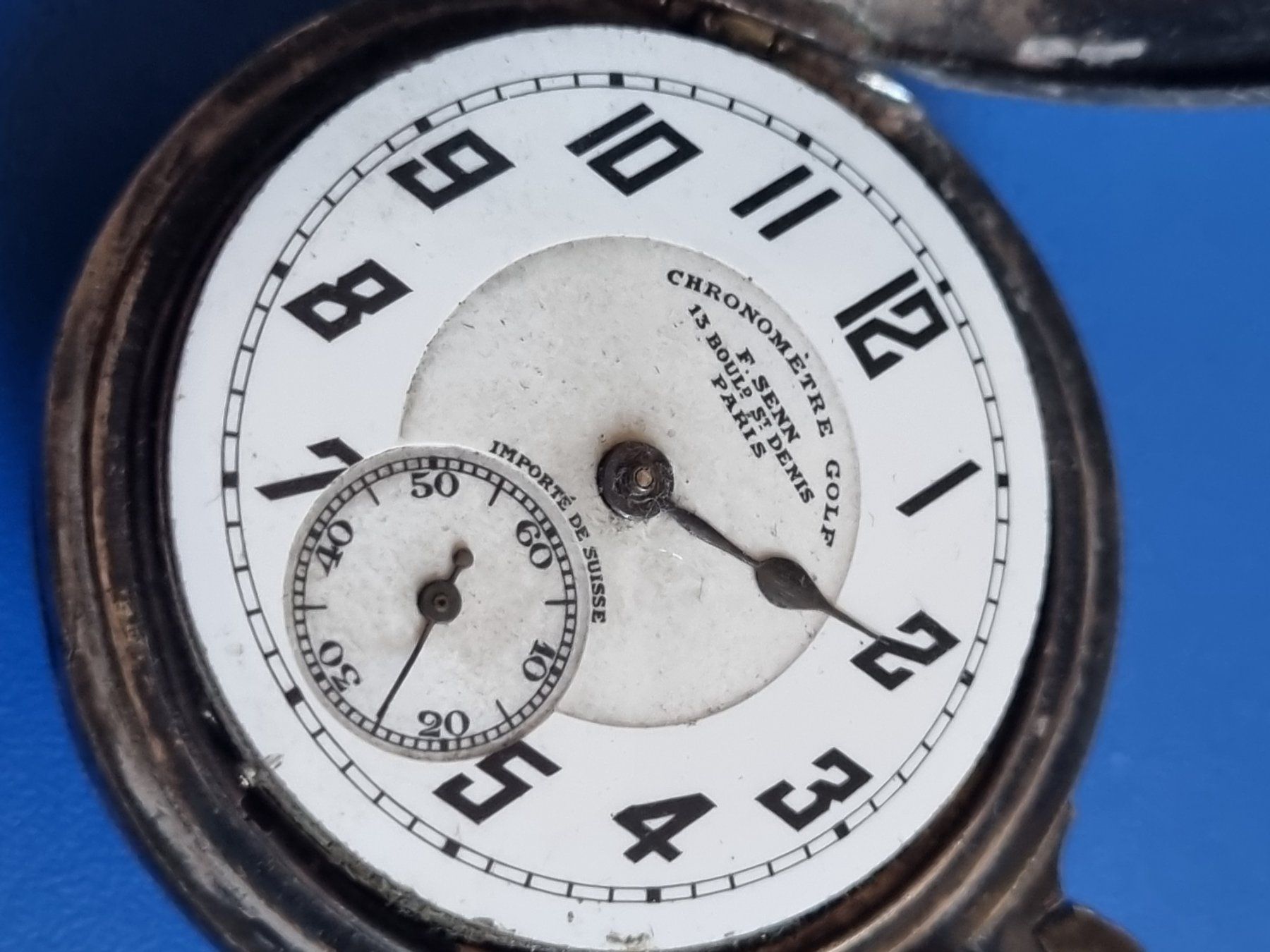 Swiss Orologi: Chronometer Golf F.Senn Paris – Usato da Schaffhausen venduto da Leveron13 1