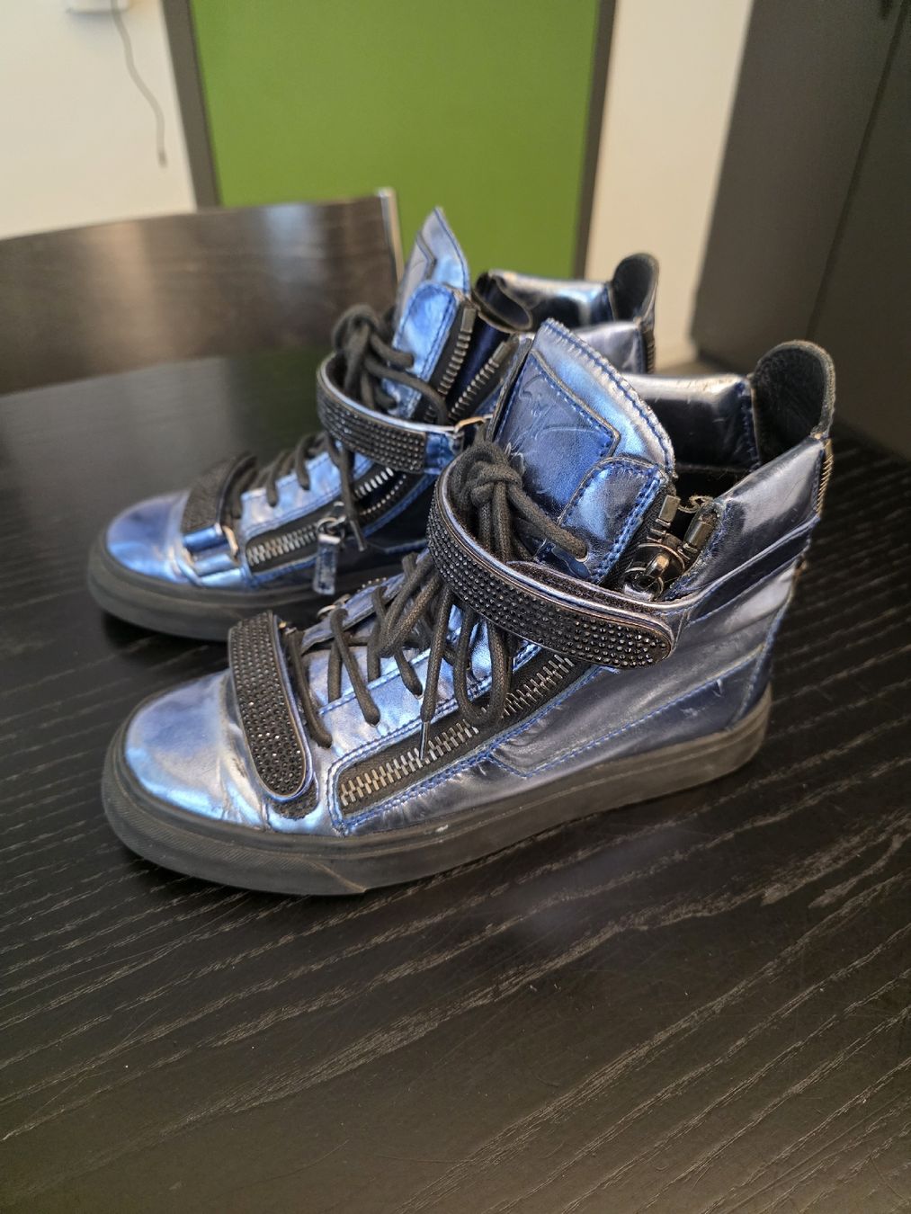 Zanotti Scarpe da donna: Giuseppe Zanotti Sneaker blau metallic Grösse 37 – Usato da Zürich venduto da zaha82 2