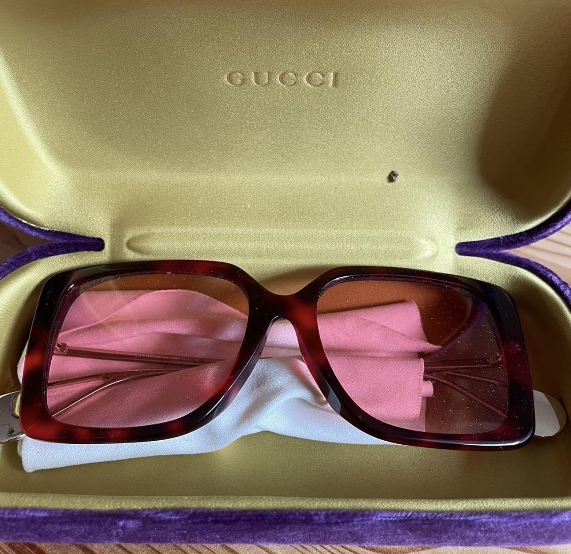 Gucci Occhiali & Lenti: Gucci Sunglasses - Red Tortoise Shell - Like New! – Nuovo (secondo la descrizione) da Chur venduto da Abbybaumgartner 3