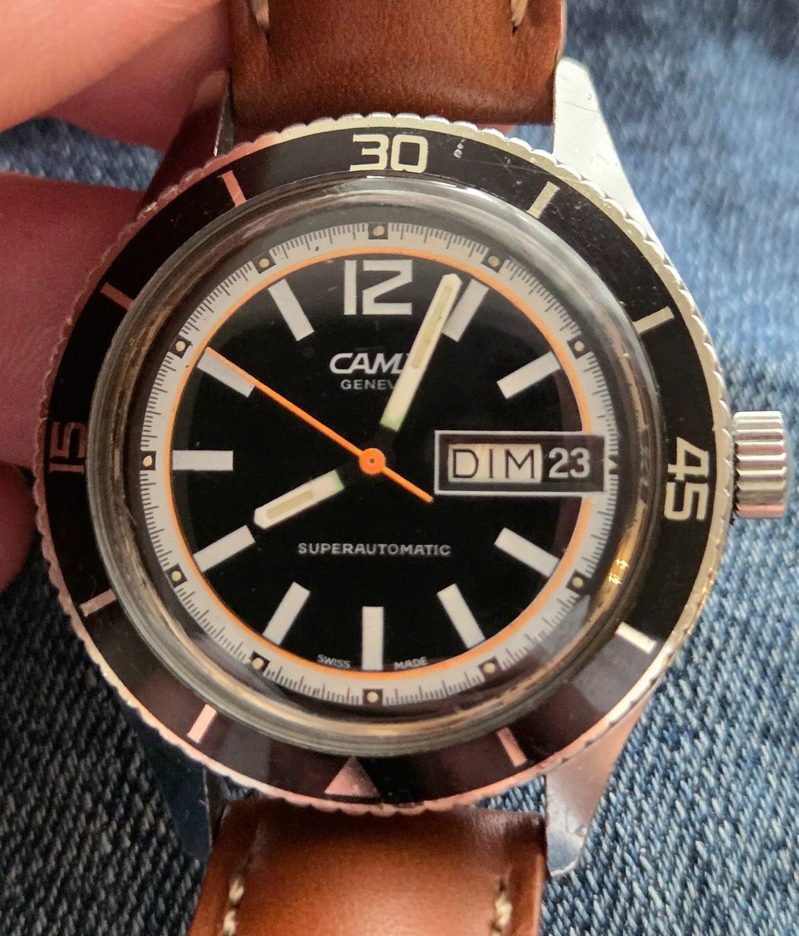 Montres: Rare - Camy Superautomatic - référence 7623 – D'occasion à Collombey par Babi85 5