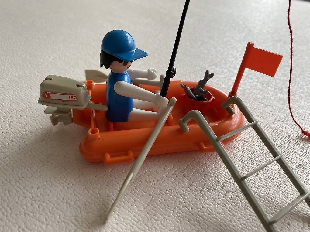 Giocattoli: Playmobil Schlauchboot und Fischer – Usato da Basel venduto da 12Glory