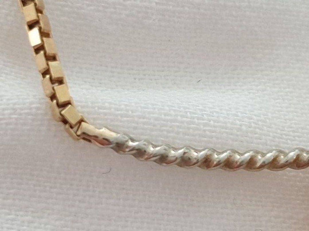 Catenine: Halskette mit Citrin – Usato da Breitenbach venduto da 49fleur 5