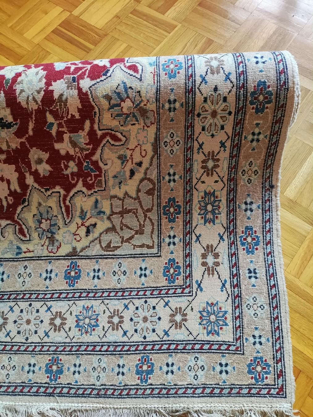 Teppiche: Orientteppich rot-blau gemustert – Gebraucht aus Mägenwil von Fmoesi 3