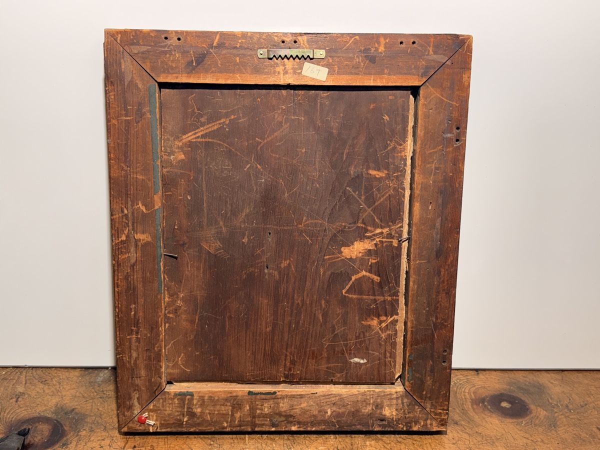 Dipinti: Antikes Gemälde, Mädchen aus 1867, – Usato da schaffhausen venduto da VintAntik_1980 5