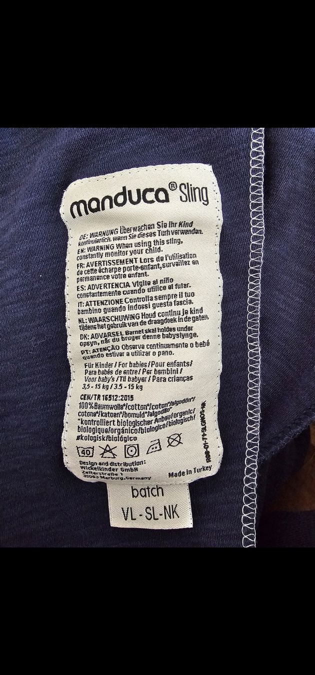 Manduca Marsupi portabebè: Manduca Sling  – Nuovo (secondo la descrizione) da Allschwil venduto da 92Steffi13 1