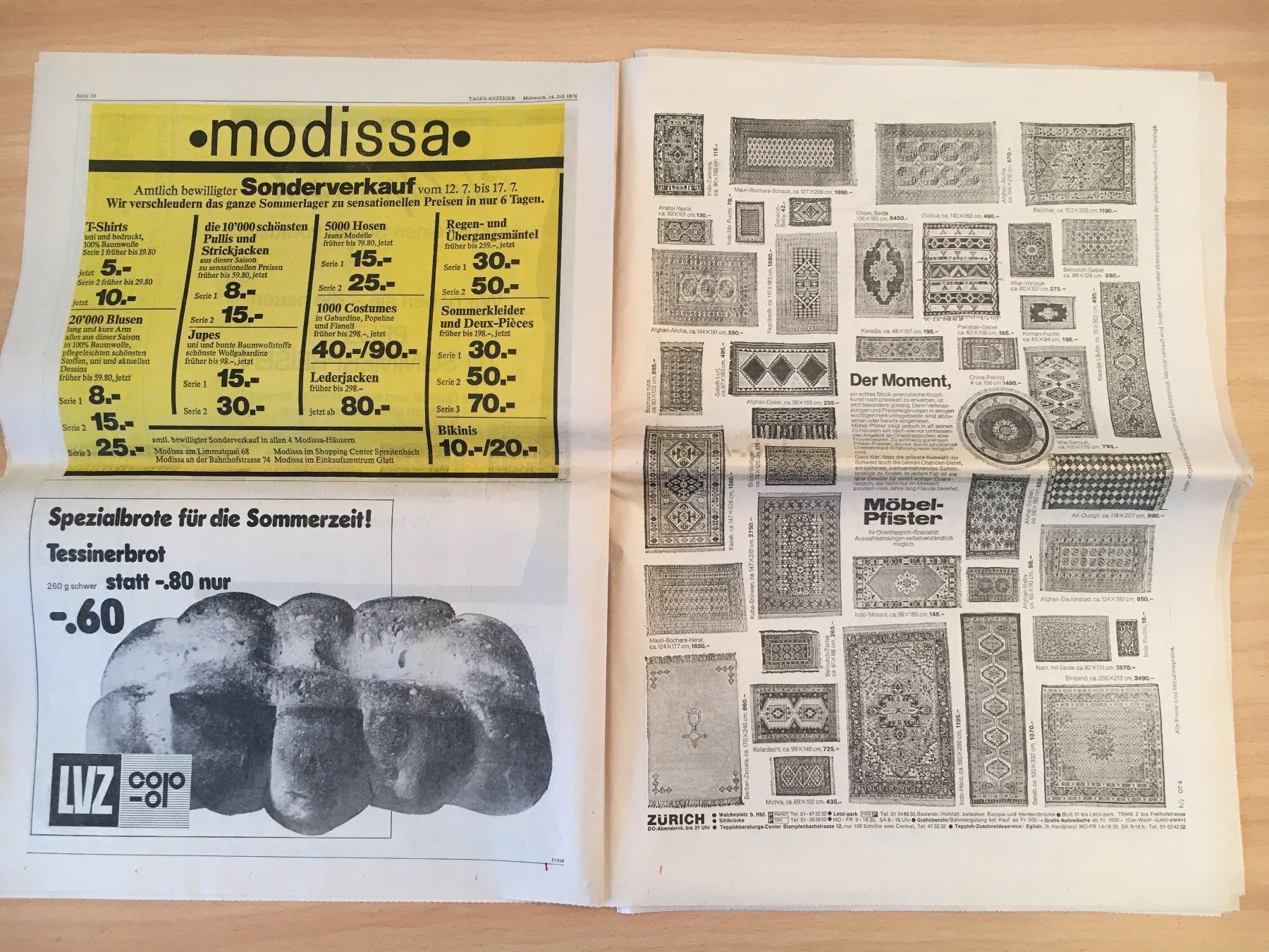 Zeitschriften & Magazine: Tagesanzeiger vom 14. Juli 1976 – Gebraucht aus Luzern von Jiggy_8898 3