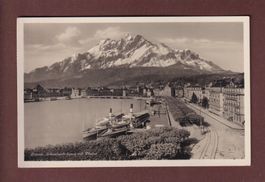 LUZERN - Schweizerhofquai - Pilatus - Schiffe - 1930