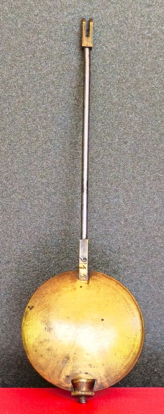Stand- & Wanduhren: Uhrenpendel, Pendelstab mit Pendellinse aus Messing / 211 – Gebraucht aus Zürich von Tanteemma369 1