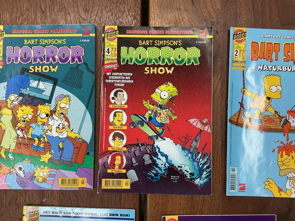 Comics: 5 Simpsons Comics Bart Simpson Krusty – Gebraucht aus Emmen von Veneo.c 2