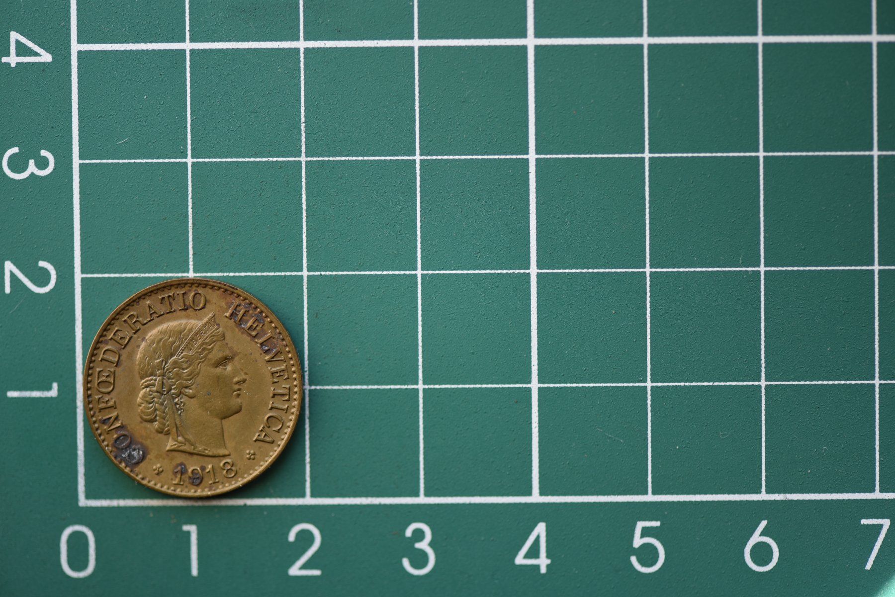 Tutti le monete: messing 10 rappen 1918 – Usato da Laupen BE venduto da Gufi57