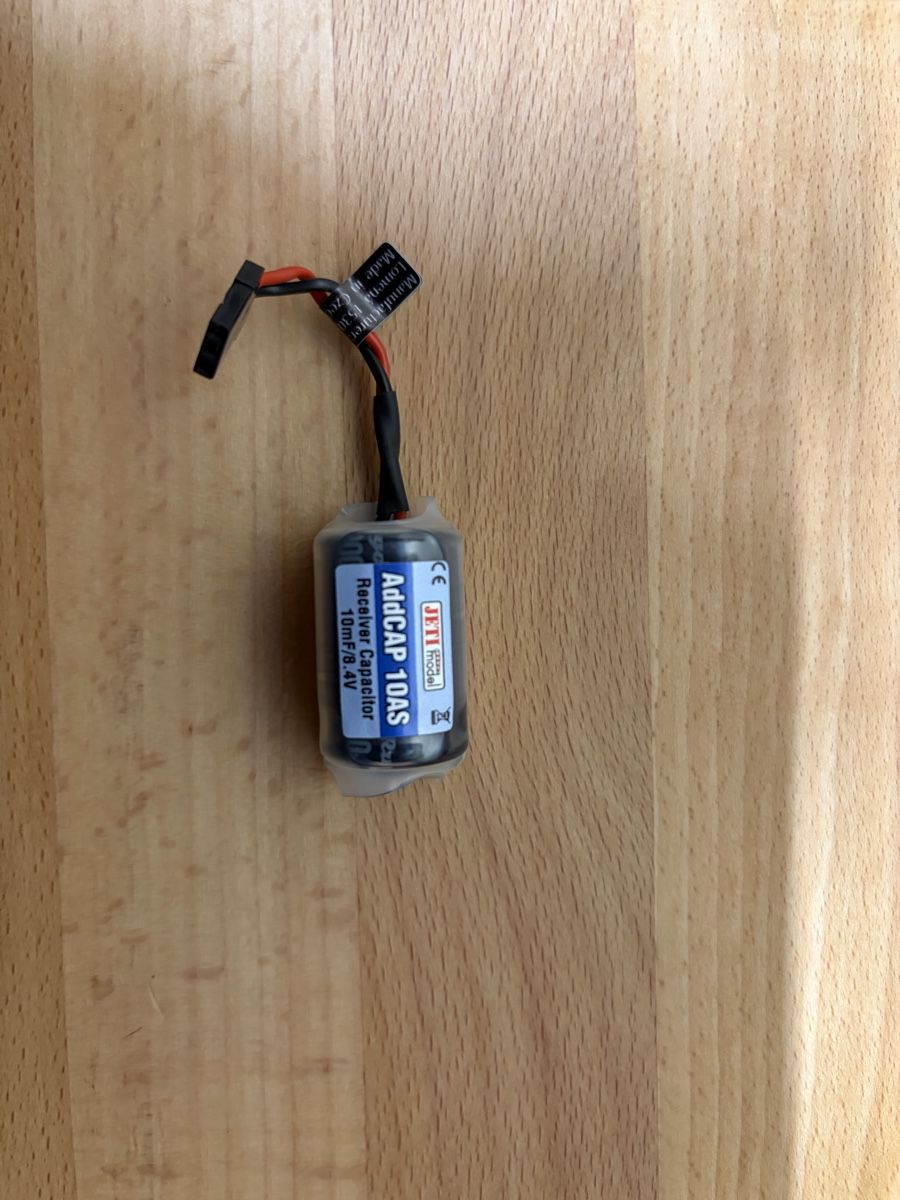 Jeti Ricevitori: Jeti AddCAP 10AS Receiver Capacitor – Usato da Rheinfelden venduto da rc_stephan