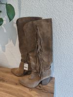 Roberto Santi Stiefel braun mit Fransen Grösse 38 neu