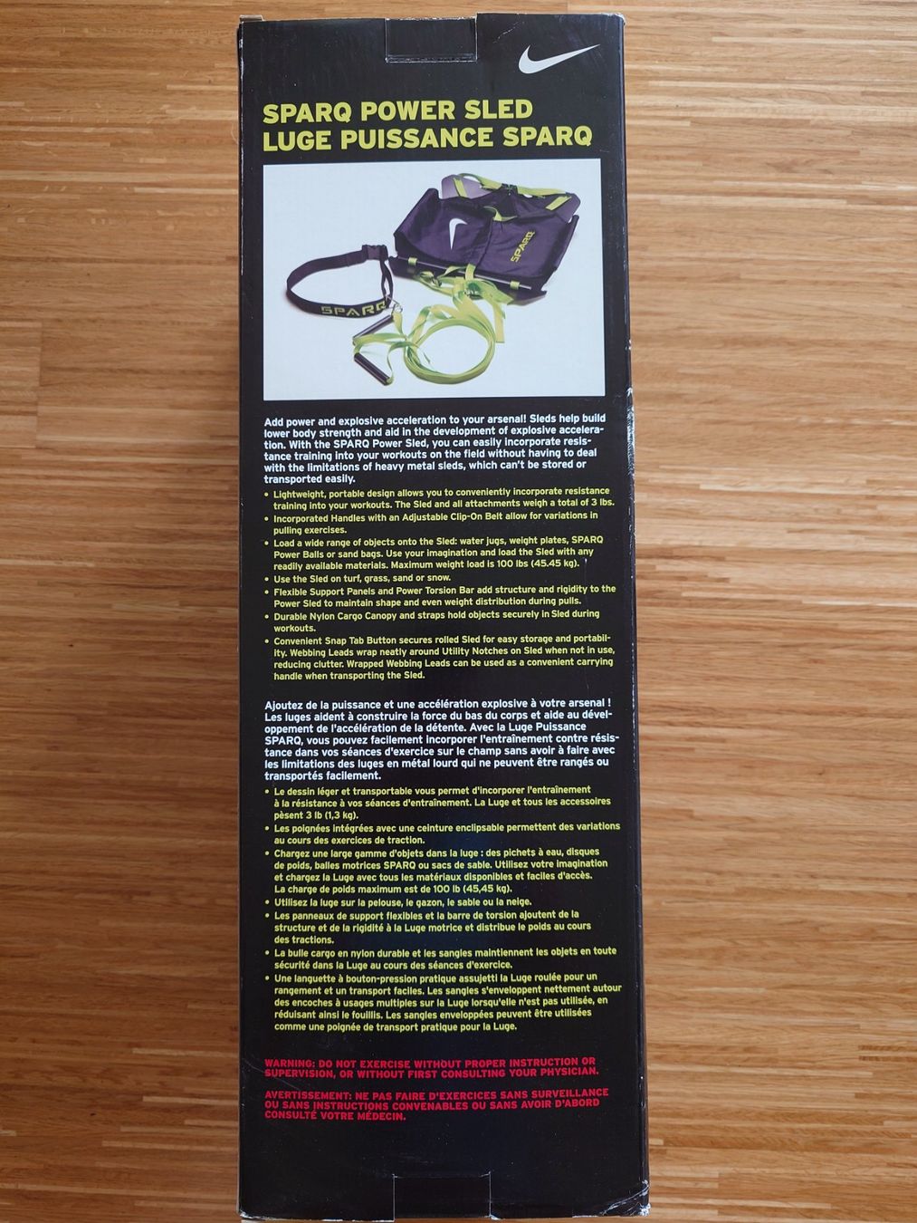 Schlitteln: Gewichtsschlitten Sprint "Nike SPARQ Power Sled" neu – Neu und originalverpackt aus Zürich von Eeriness82 3