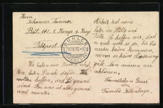 Cartoline postali: Bühler, Gesamtansicht aus der Vogelscha – Usato da Berlin venduto da bartko-reher 1