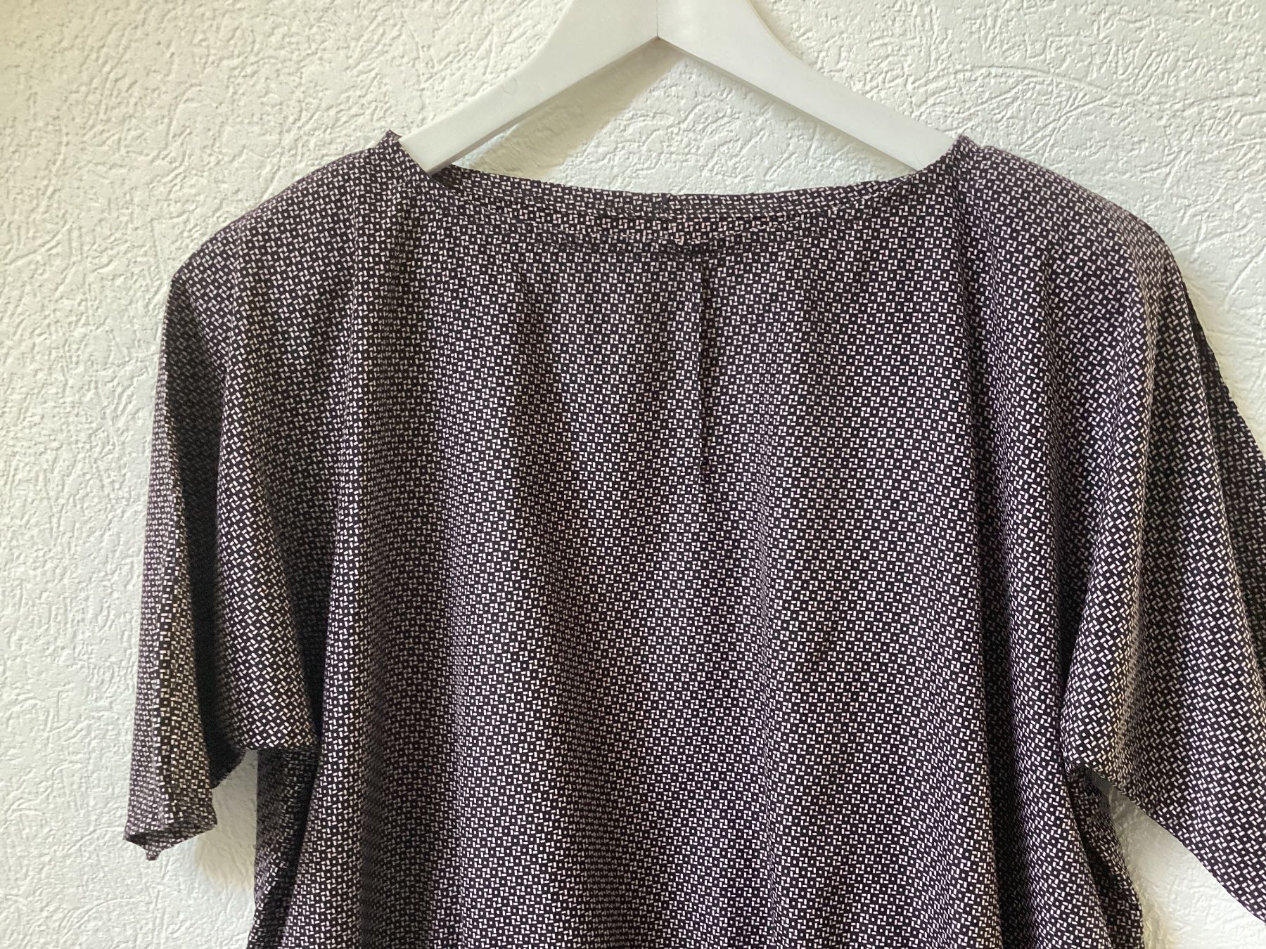 Camicette: Edle, leichte, breite Sommer Bluse mit Muster, ca. Gr. M – Usato da Homberg b. Thun venduto da Homata 1