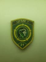 BADGE ECUSSON MILITAIRE SUISSE CP RAV 1 21