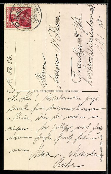 Cartoline postali: AK Basel, Strassburger-Denkmal – Usato da Berlin venduto da bartko-reher 1