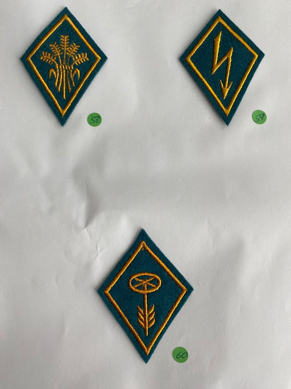 Schweizer Armee Placchette & Badge: Armee 61, Truppenabzeichen, Versorgungstruppen – Usato da Unterägeri venduto da Pet_8njj