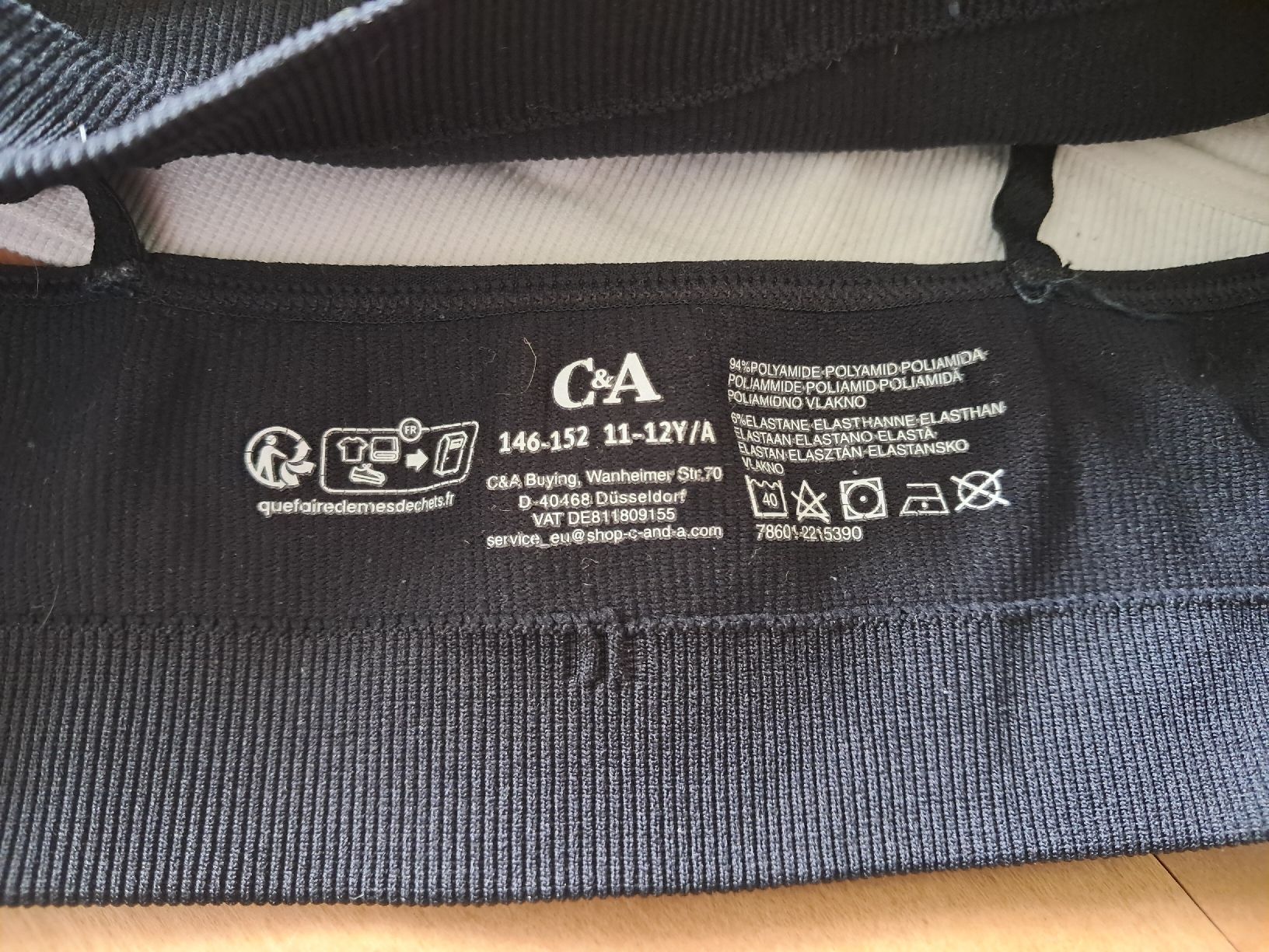 C&A Biancheria intima: 2x Top/Bustier Gr. 146/152 C&A – Usato da Winterthur venduto da fabelwin 2