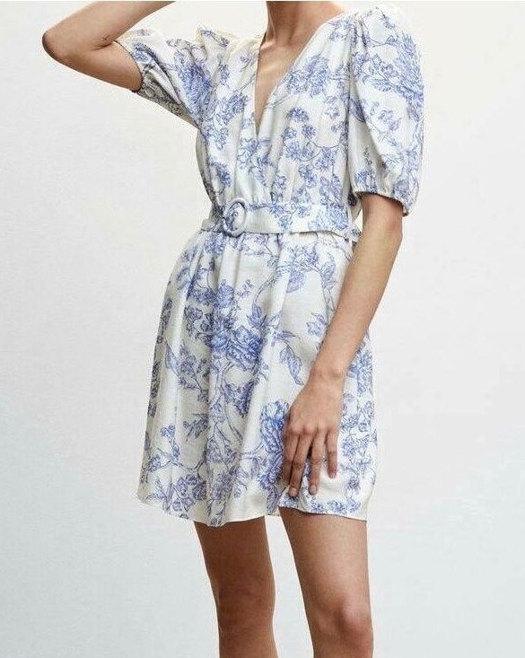 Mango Vestiti: Blue/white Mango Dress Size S – Usato da Zürich venduto da hel_z68y 3