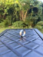 Edler Ring aus Edelstahl 21mm Modeschmuck
