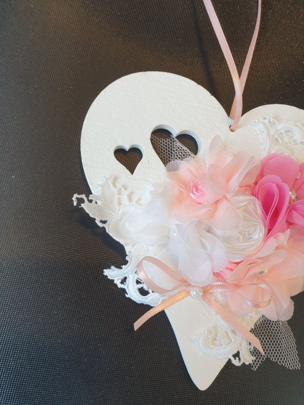 Tutte le decorazioni: Geschenk Herz Deko Shabby Chic Spitze Muttertag Geburtstag – Nuovo e nell'imballaggio originale da Gossau ZH venduto da Goes05 2