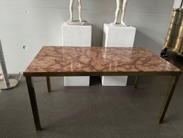Rarer Marmortisch, Beistelltisch, Couchtisch, 70er