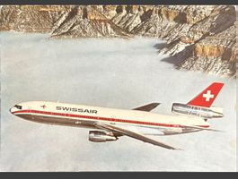 Carte postale SWISSAIR Douglas DC-10 avion