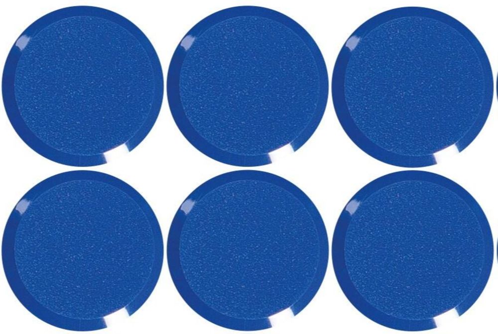 Nobo Whiteboard-Magnete, 4 Stück, 30 Mm, Blau – Starke Magnete Für Whiteboards & Kühlschränke