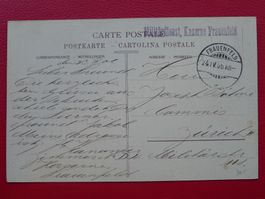 1906, Militärdienst Kaserne FRAUENFELD, Ansicht: ARTILLERIE