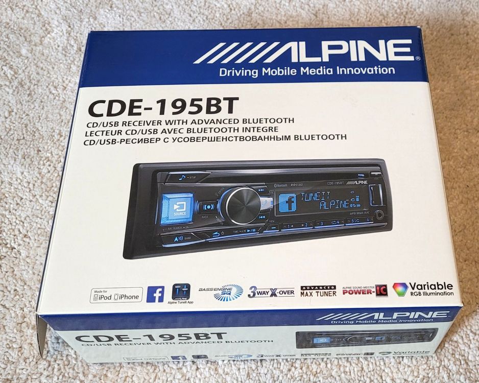 Alpine CDE-195BT HiFi-Autoradio | Kaufen auf Ricardo