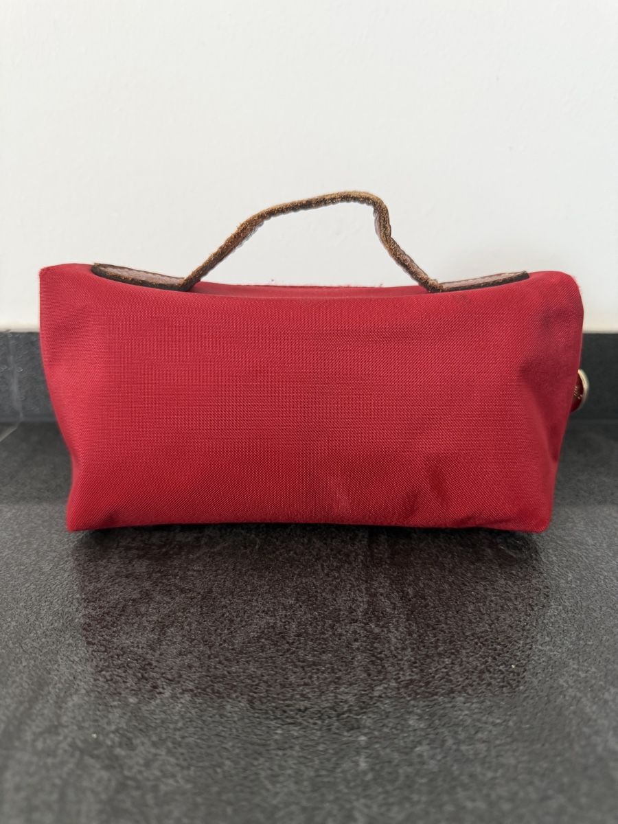 Longchamp Kosmetikkoffer: Longchamp Le Pliage Etui/Necessaire in rot – Gebraucht aus Grenchen von servet.t 2